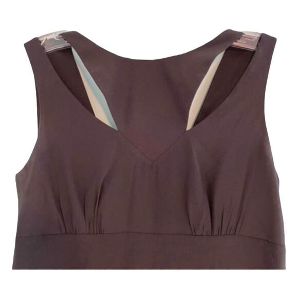 Nicole Miller Cut-Out Blouse Black Silk Sleeveless Back Zipper High Neck S - Picture 3 of 6